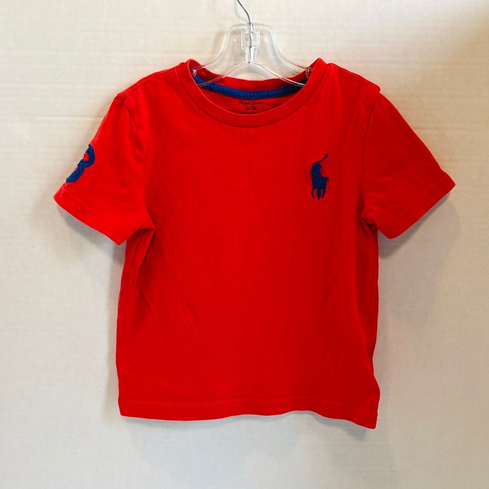 Ralph Lauren Kids Red T-Shirt 24M lightly used